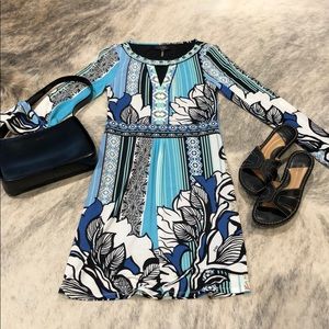 Hale Bob Embellished Beaded Dress